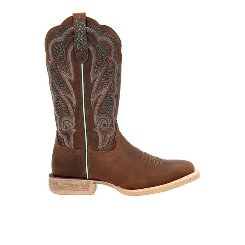 Durango Lady Rebel Pro Embroidered Pull On Cowboy Boots - Brown - DR.D0436