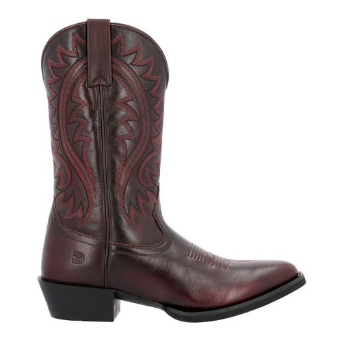 Durango Shyloh 12 Inch Embroidered Round Toe Pull On Cowboy Boots - Brown - DD.B0486