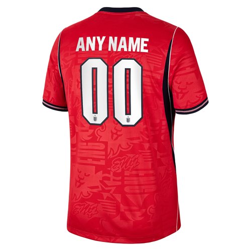 England 2026 Stadium Away Nike Dri-FIT Soccer Replica Custom Jersey By You - Speed Red - NN203939019-CUS