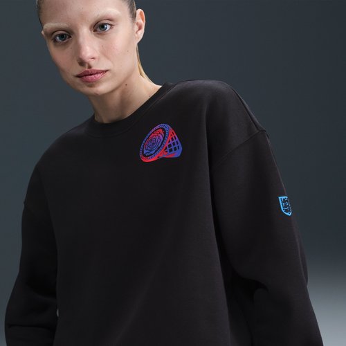 England Phoenix Fleece Nike Oversize-Fußball-Sweatshirt mit Rundhalsausschnitt - HF4967-010