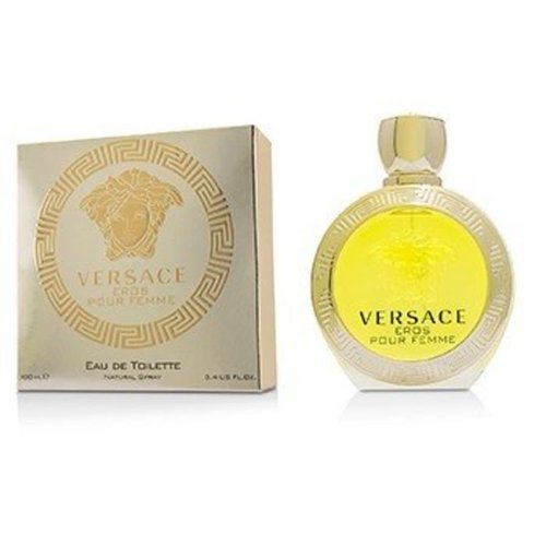 Eros pour Femme by Versace EDT Spray 3.3 oz 100 ml - Yellow - 8011003-82734_3 OZ