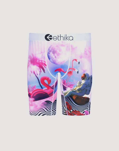 Ethika On Holiday Boxer Briefs - Pink - BL.T2521