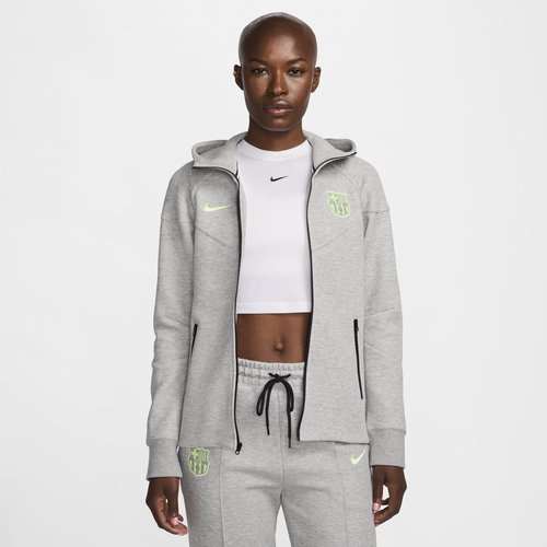 FC Barcelona Tech Fleece Windrunner Nike Fußball-Hoodie mit durchgehendem Reißverschluss - FN8443-065