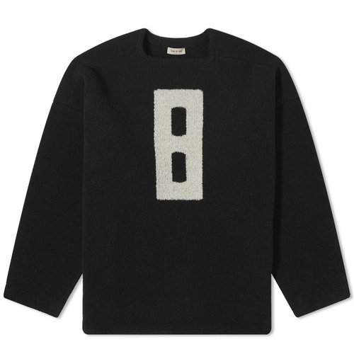 Fear of God 8 Boucle Relaxed Jumper - Black - FG820-012-WOL-001