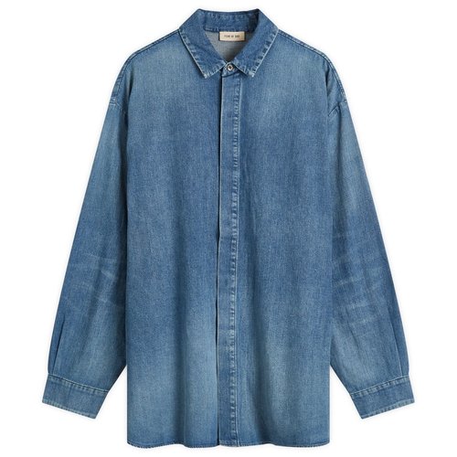 Fear of God Denim Shirt - Medium Indigo - FG24FW50-1018DNM-436