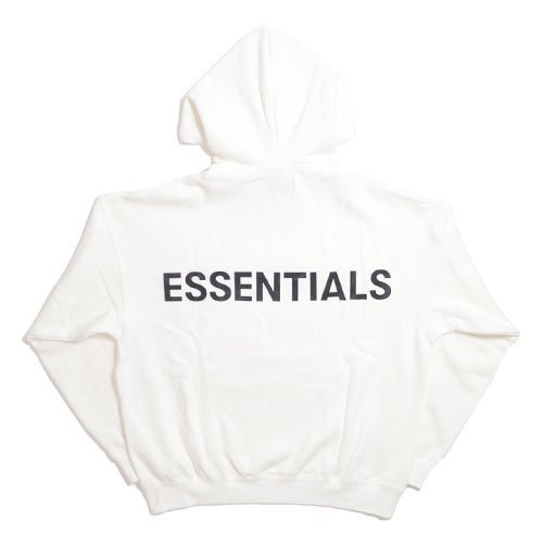 Fear of God Essentials 3M Logo Pullover Hoodie - White