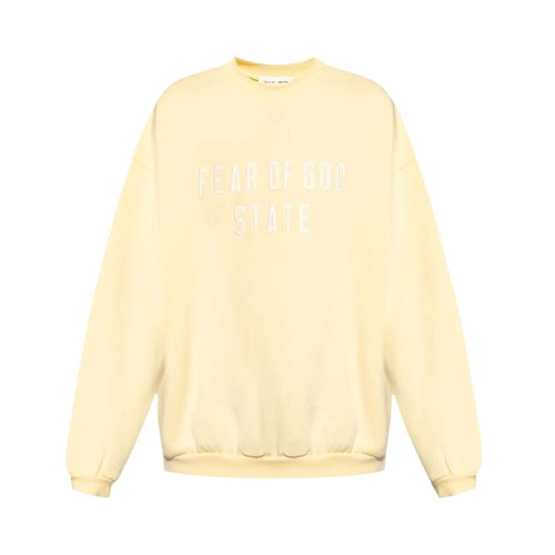 Fear of God Essentials 90s Crewneck Sweatshirt - Garden Yellow - 192SP256558F