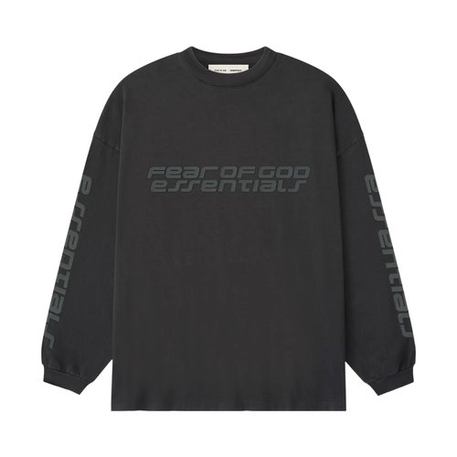 Fear of God Essentials 90's Long-Sleeve Tee - Vintage Black - 125HO254571F