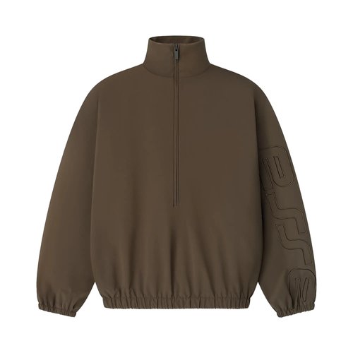 Fear of God Essentials Active Trace Half Zip Track Jacket - Brown - 192SP266742F