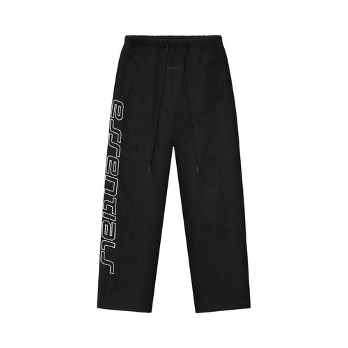 Fear of God Essentials Active Trace Relaxed Sweatpant - Vintage Black - 130SP268671F
