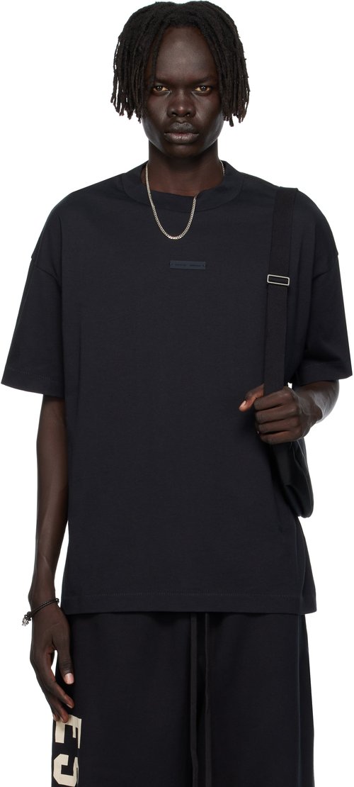 Fear of God Essentials Classic Tee - Jet Black - 125SP254190F