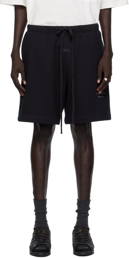 Fear of God Essentials Classic Sweatshorts - Jet Black - 160SP252000F