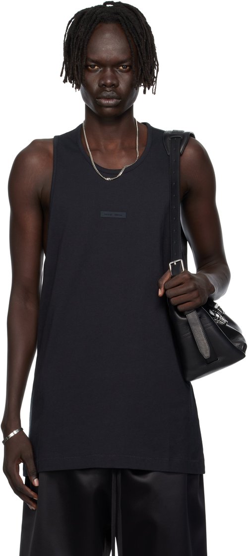 Fear of God Essentials Essential Tank - Jet Black - 125SP254230F