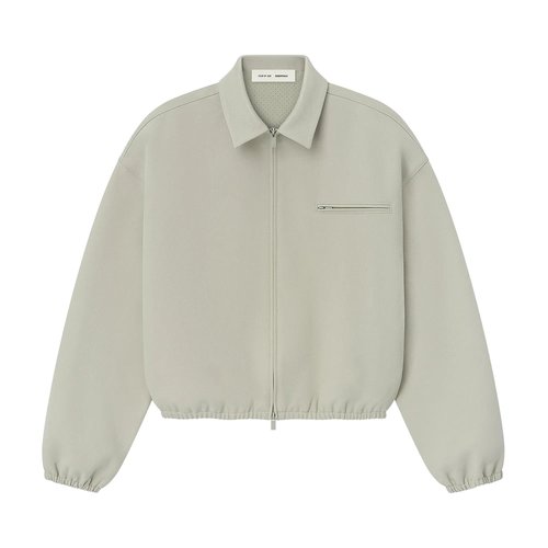 Fear of God Essentials Bonded Canvas Jacket - Abbey Stone - 202SP258066F