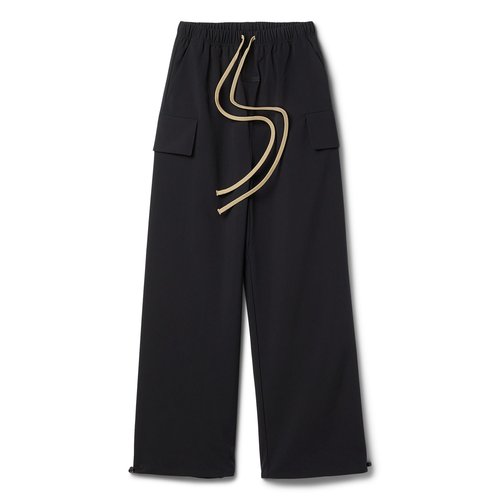 ESSENTIALS ミリタリラッフスカト 160BT245590FW0 BLACK Fear of God Essentials Bonded Nylon Field Pants 'Black