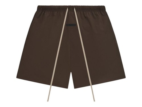 Fear of God Essentials Bonded Nylon Soccer Short - Brown - 160HO244375F