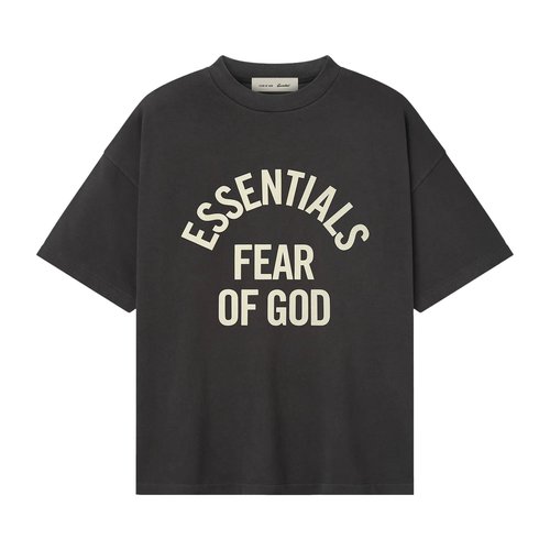 Fear of God Essentials Campus 90's Short-Sleeve Tee - Faded Black - 125SP262001F