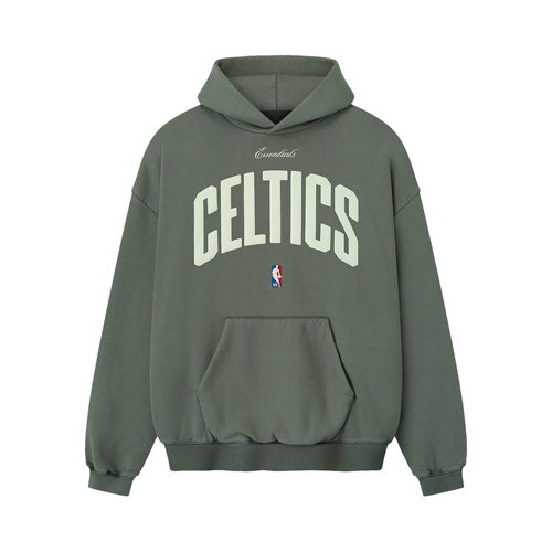 Fear of God Essentials Celtics 90s Hoodie - Balsam Green - 192NB256907F