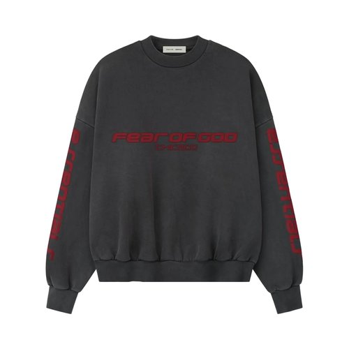 Fear of God Essentials Chicago Heavy Fleece Cropped Sweatshirt - Iron Grey - 192HO256892F