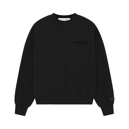 Fear of God Essentials Classic Crewneck Sweatshirt - Vintage Black - 192AS252042F