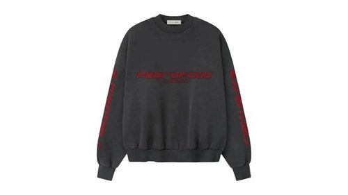 Fear of God Essentials Cropped Relaxed Sweatshirt - Iron Grey - 192H-2568-2F IRON