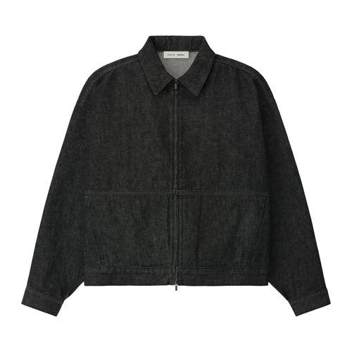Fear of God Essentials Denim Work Jacket - Vintage Black - 202HO258231F