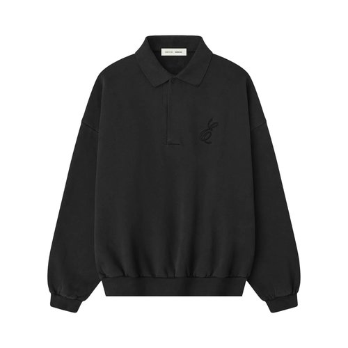 Fear of God Essentials Embroidered Classic Polo Sweatshirt 'Vintage ...