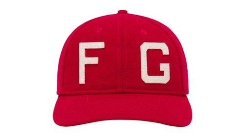 Fear of God Essentials FG 9FORTY Cap - Red/White - 192NF256524F