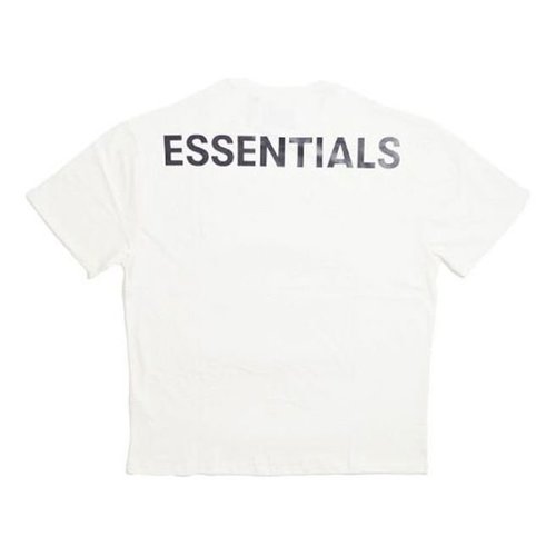 Fear of God Essentials FW19 3M Logo Boxy T-Shirt - White - FOG-FW19-121