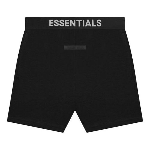 Fear of God Essentials FW21 Lounge Short Black - FOG-FW21-050