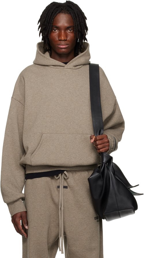 Fear of God Essentials Classic Fit Fleece Hoodie - Homestead Heather - 192AS252051F