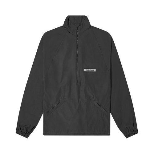 Fear of God Essentials Half Zip Track Top - Black - 202HO202020F