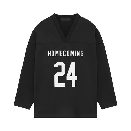 Fear of God Essentials Heavy Fleece Hockey Jersey | Size M - Black - 192BT246270F