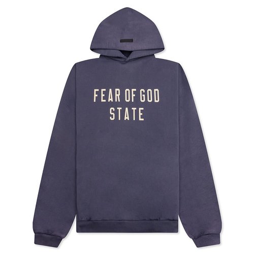 Fear of God Essentials Heavy Fleece Hoodie - Marine - 192HO244814F