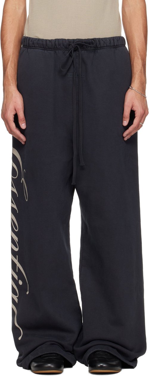 Fear of God Essentials Heavy Fleece Lounge Sweatpant - Vintage Black - 130HO258382F