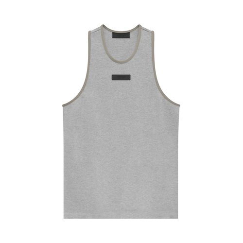 Fear of God Essentials Heavy Jersey Tank Top | Size XXL - Grey - 125SP242046F