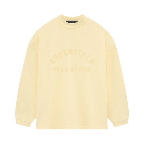 Fear of God Essentials Long-Sleeve T-Shirt | Size XXS - Garden Yellow - 125SP242011F