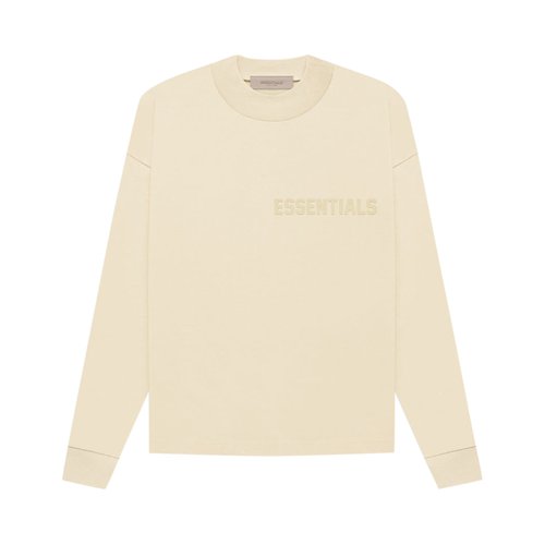 Fear of God Essentials Long-Sleeve Tee - Egg Shell - 125SU222010F