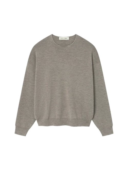 Fear of God Essentials Merino Crewneck Sweater - Homestead Heather - 192SP256493F