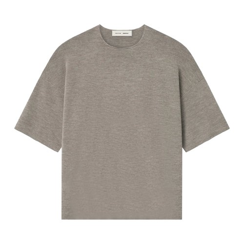 Fear of God Essentials Merino Short Sleeve Sweater - Homestead Heather - 192SP256483F