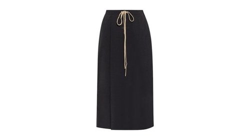 Fear of God Essentials Military Nylon Wrap Skirt - Black - 160BT245590FW