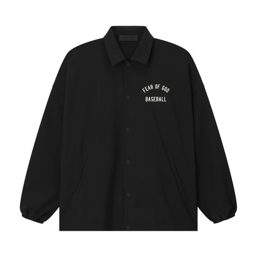 Fear of God Essentials MLB Coaches Jacket - Black - 202ML254101F