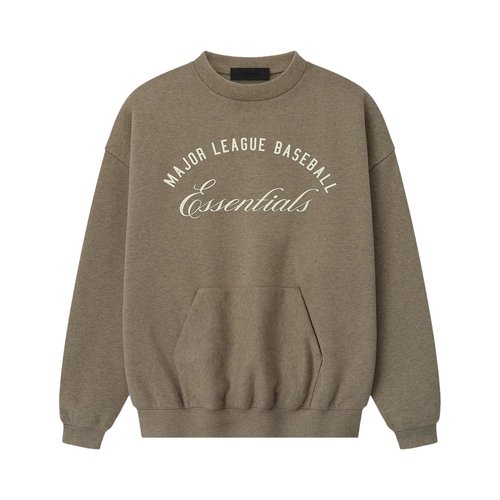 Fear of God Essentials MLB Sport Crewneck - Concrete Heather - 192ML254306F
