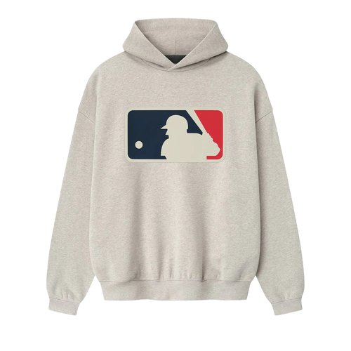 Fear of God Essentials MLB Sport Hoodie - Heather Stone - 192ML254205F