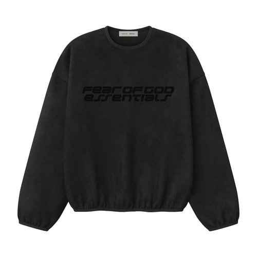 Fear of God Essentials Modern Crewneck Sweatshirt - Vintage Black - 192HO256731F