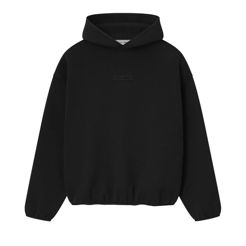 Fear of God Essentials Modern Fleece Hoodie - Jet Black - 192SP256510F