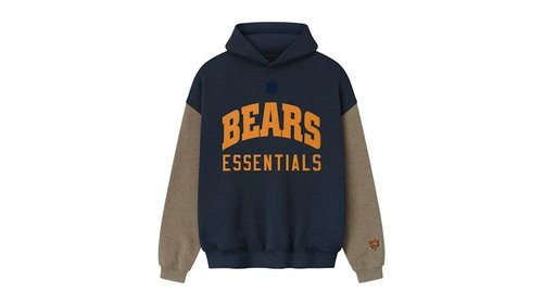 Fear of God Essentials NBA 90s Hoodie - Dark Sapphire/Homestead Heather - 192NB256703F