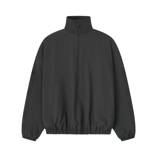 Fear of God Essentials Nylon Half Zip Track Jacket - Iron Grey - 202HO258271F