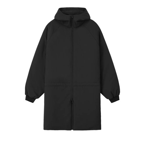 Fear of God Essentials Nylon Hooded Parka - Vintage Black - 202HO258251F