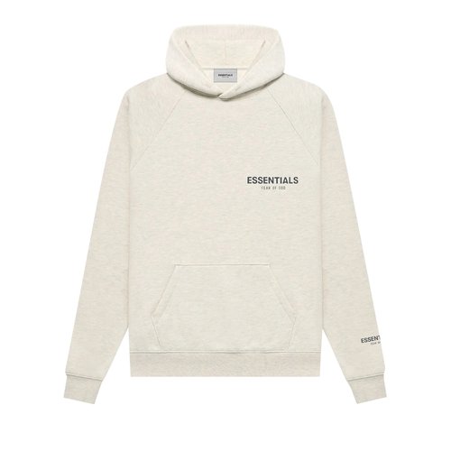 Fear of God Essentials Pullover Hoodie - Oatmeal - FOG-FW21-167